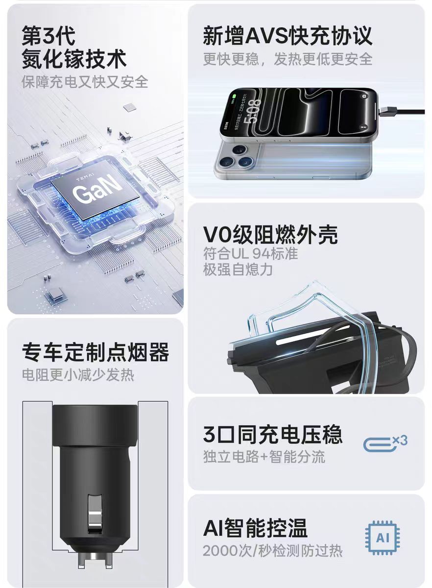 特麦特斯拉中控拓展坞充电转接头焕新版3/y/yl车载配件