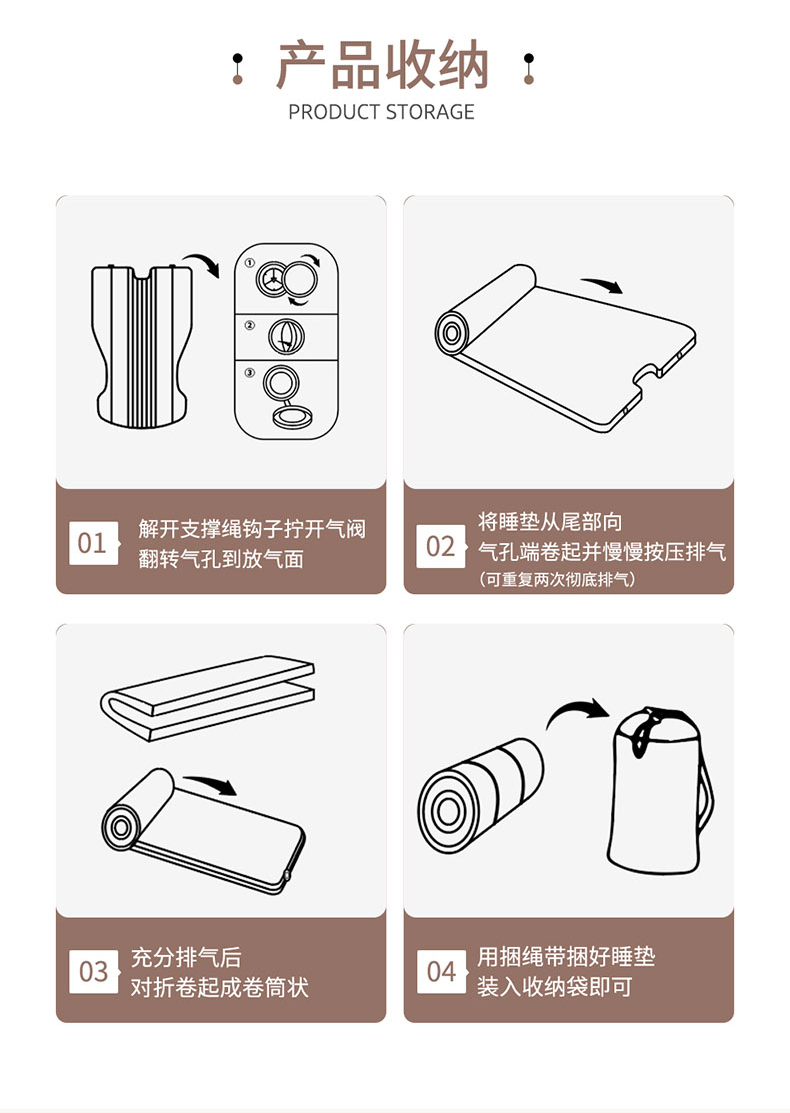 × 杜邦 Model3/Y自动充气车载旅行露营床垫
